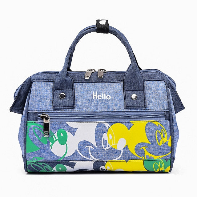 Disney newest Baby Diaper Bag Large Capacity Mother Tote Bag  Baby Multifunction Paper Diaper Bag Waterproof Travel Diagonal Bag
