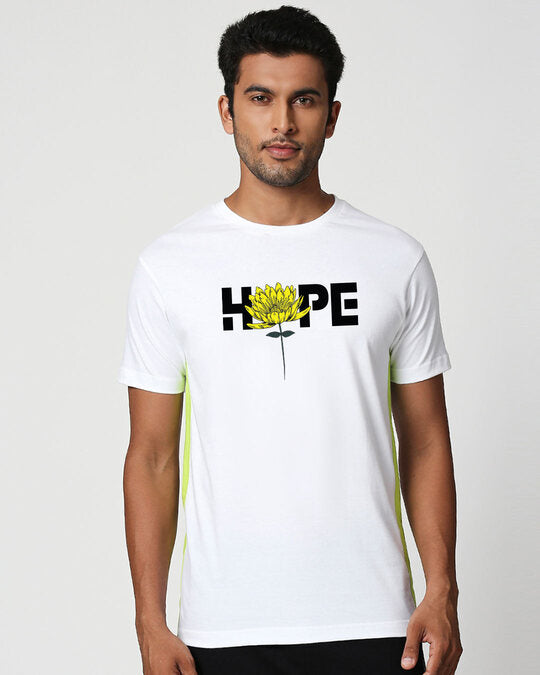 We Still Have Hope Contrast Side Seam Panel T-Shirt