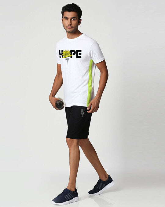 We Still Have Hope Contrast Side Seam Panel T-Shirt